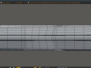 futuristic knife Model 3D