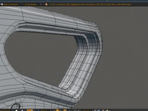 futuristic knife 3D Model