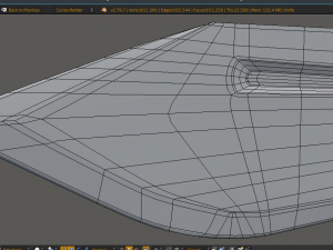 futuristic knife Model 3D