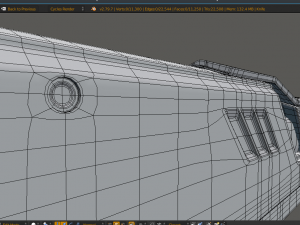 futuristic knife Model 3D