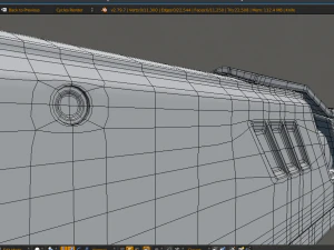 futuristic knife 3D Model
