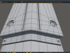 futuristic knife Model 3D
