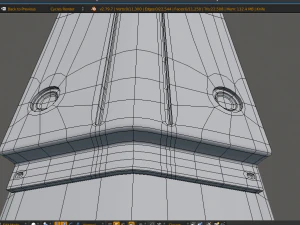 futuristic knife 3D Model