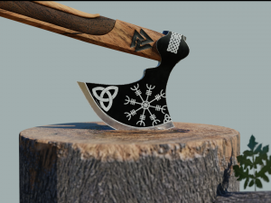 viking ax high poly pbr 3D 모델