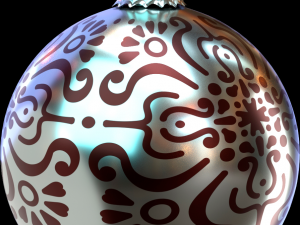 christmas sphere Modelo 3D