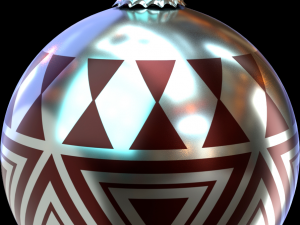 christmas sphere 3D Model