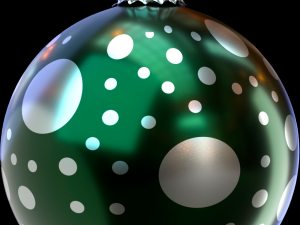 christmas sphere 3D Model