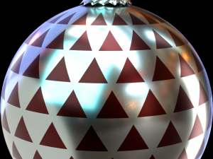 christmas sphere 3D Model