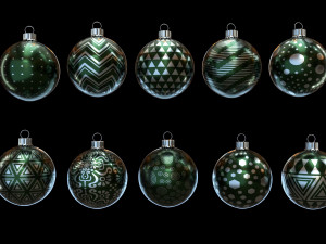 christmas sphere 3D Model