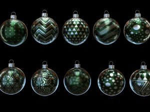 christmas sphere 3D Model