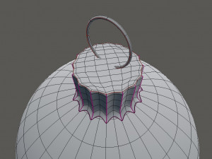 christmas sphere 3D Model