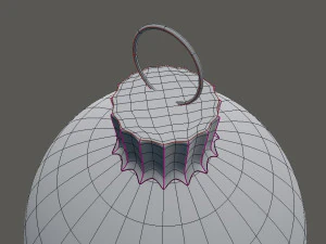 christmas sphere 3D Model