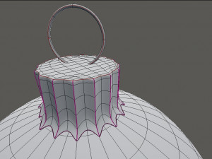 christmas sphere 3D Model