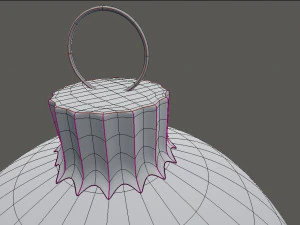 christmas sphere 3D Model