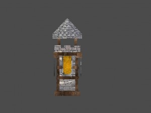 3d medieval tower 3D Model