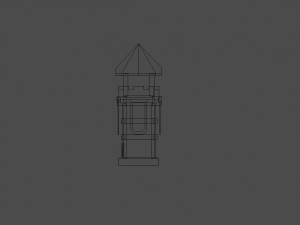3d medieval tower 3D Model
