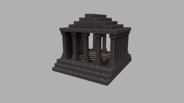 roman monument Modello 3D .c4d .max .obj .3ds .fbx .stl .blend 
