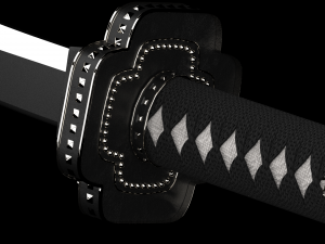 katana sword Modelo 3D