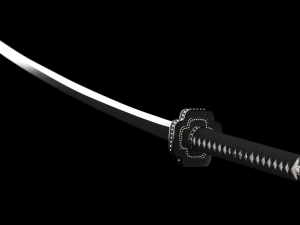 katana sword Modelo 3D