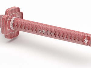 katana sword Modelo 3D