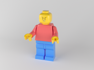 lego person 3D 모델