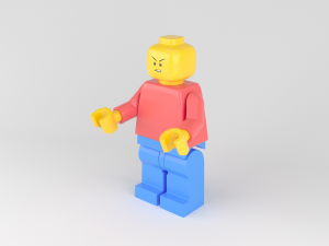 lego person 3D 모델
