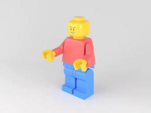 lego person 3D Model