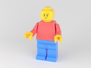 lego person 3D 모델