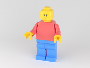 lego person 3D 모델