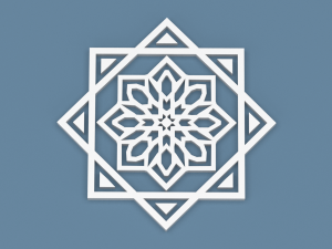 collection of arabic ornaments Modelo 3D
