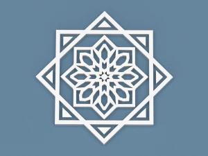 cole&ccedil;&atilde;o de ornamentos &aacute;rabes Modelo 3D