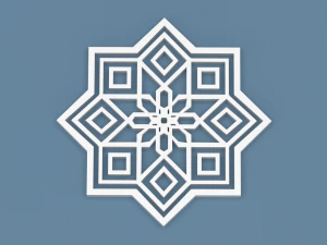 cole&ccedil;&atilde;o de ornamentos &aacute;rabes Modelo 3D