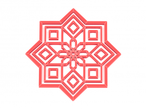 collection of arabic ornaments Modelo 3D