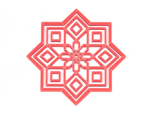 cole&ccedil;&atilde;o de ornamentos &aacute;rabes Modelo 3D