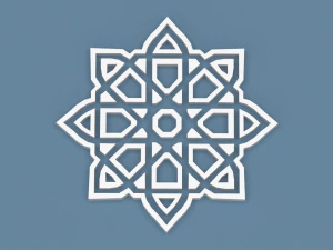 cole&ccedil;&atilde;o de ornamentos &aacute;rabes Modelo 3D