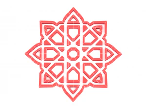 cole&ccedil;&atilde;o de ornamentos &aacute;rabes Modelo 3D