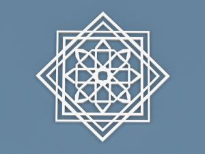 collection of arabic ornaments Modelo 3D