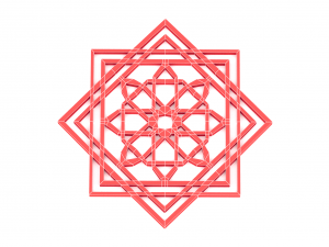 collection of arabic ornaments Modelo 3D