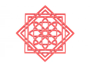 cole&ccedil;&atilde;o de ornamentos &aacute;rabes Modelo 3D