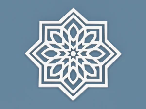 cole&ccedil;&atilde;o de ornamentos &aacute;rabes Modelo 3D