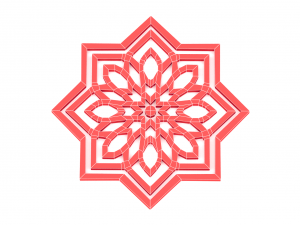 collection of arabic ornaments Modelo 3D