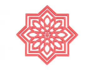 cole&ccedil;&atilde;o de ornamentos &aacute;rabes Modelo 3D