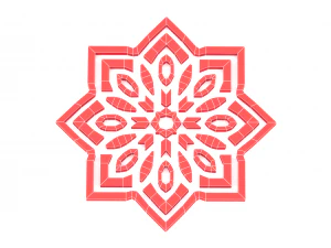 cole&ccedil;&atilde;o de ornamentos &aacute;rabes Modelo 3D