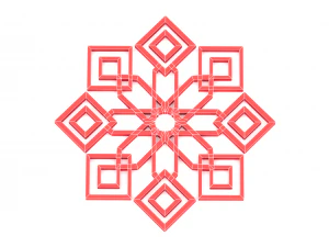 cole&ccedil;&atilde;o de ornamentos &aacute;rabes Modelo 3D