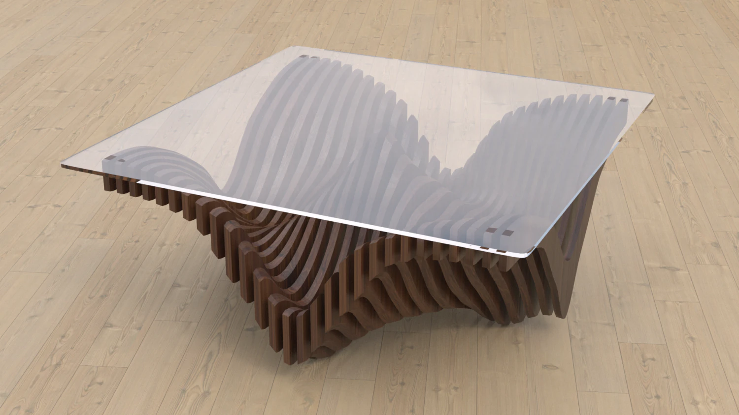parametric table 3D Model .c4d .max .obj .3ds .fbx .stl .blend 