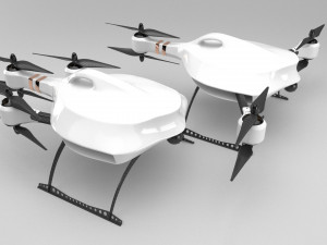 fpv racing drone 3D मॉडल