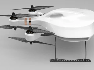 एफपीवी रेसिंग ड्रोन 3D मॉडल