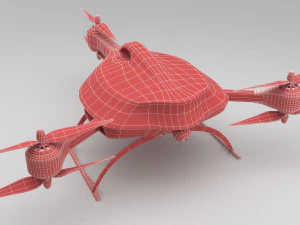 एफपीवी रेसिंग ड्रोन 3D मॉडल