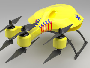 ambulance drone 3D Model