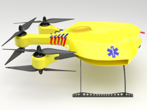 ambulance drone 3D Model